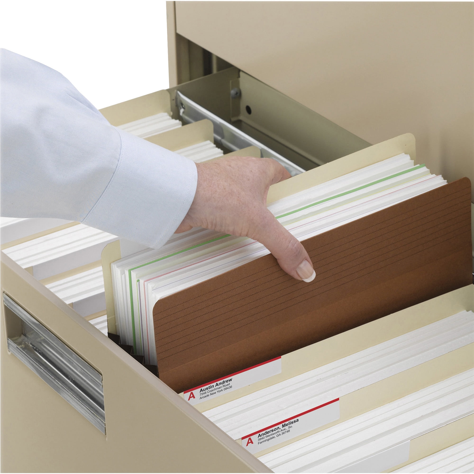 Business Source, BSN65794, Redrope Expanding File Pocket, 25 / Box, Redrope