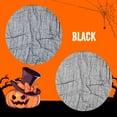 thumbnail image 3 of (2) Creepy Black Cloth Decoration, 30 x 72 Inch Gauze Fabric Tattered Spooky Netting for Haunted House Party Props Indoor & Outdoor Halloween Decor Supply, 3 of 7