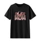 thumbnail image 4 of Fiudx Ofertas Flash Artículos En Oferta Blusa Regular Estampada de Manga Corta con Cuello Redondo Sexy de Verano para Mujer, 4 of 5