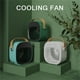 thumbnail image 4 of Ventilador de Refrigeración Wosthever poco ruido ajustable recargable mini aire acondicionado Verde, 4 of 6