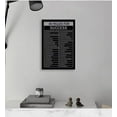 thumbnail image 5 of Motivational Office Canvas Wall Art Inspirational Painting Positive Entrepreneur Quote Poster 40 Rules for Success Picture Artwork Living Room Bedroom Decorative Frame Ready to Hang12x18, 5 of 6