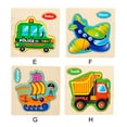 thumbnail image 2 of MeetYTOYS Wooden Puzzles Birthday Gift Vehicle Shape Montessori Toy Educational Block Learning Toy, 2 of 3