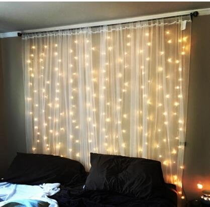 Warm White 10 Ft 300 Led Fairy Twinkle String Lights With 8