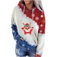 thumbnail image 4 of Sudadera Para Mujer, Sudaderas Con Capucha A La Moda, Blusa Holgada de Manga Larga Con Estampado Navideño, Tops Informales, Sudadera Odeerbi  ODB174600, 4 of 6