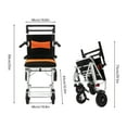 thumbnail image 2 of Folding Wheelchair Lightweight Transport Wheelchair for Adults Transport Wheel Chair, 2 of 12
