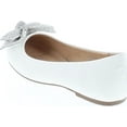 thumbnail image 3 of De Blossom Girl GIGI-1X Shimmer Bow Casual Slip On Prom Party Dress Ballet Flat Shoes, 3 of 7