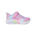 thumbnail image 3 of Skechers Girls Rainbow Flash-Light Up Velcro Strap Sneakers, 3 of 6
