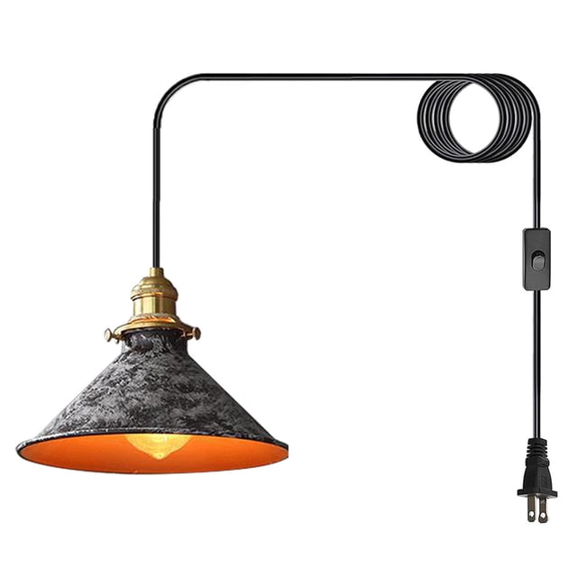 Plug In Ceiling Light Fixture Nordic Style Dining Room Kitchen Island Guesthouse Metal Gray Dragon Light Plug In Pendant Light Fixtures
