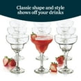 thumbnail image 4 of Libbey Margarita Party Glasses Set of 12, Durable Large Margarita Glass, 9 Oz Dishwasher Safe Stemmed Drinking Glasses Gift for Weddings, Parties and More, 4 of 6