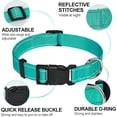 thumbnail image 2 of Minzimin Reflective Dog Collar for Medium Large Small XS XL Extra Small Dogs, Nylon Adjustable Puppy Collar, 2 of 7