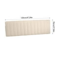thumbnail image 3 of Headboard Cover,Quilted Thick Headboard Cover,Vertical Striped Headboard Cover,Dirtproof Elastic Stretchable Headboard Cover,Full Cover Headboard Protector Holiday Gifts, 3 of 7
