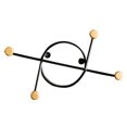 thumbnail image 2 of QualitChoice Coat Hook Rack Wall Mounted Door Clothes Hat Hanger Nordic Iron Porch Bathroom Key Towel Shelf, S, 2 of 6