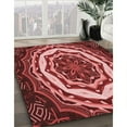 thumbnail image 3 of Ahgly Company Machine Washable Indoor Rectangle Transitional Crimson Red Area Rugs, 8' x 12', 3 of 7
