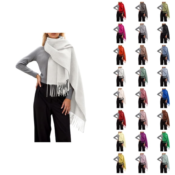 Soft Winter Scarf For Cozy Thick Wrap Shawl Elegant Neck Warmer