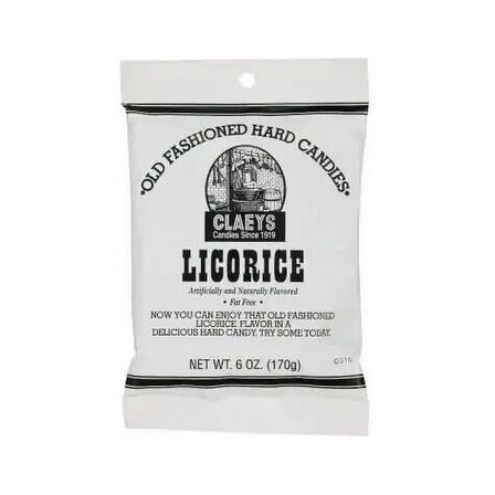 Claeys Licorice Old Fashioned Hard Candy 4 PACK 6oz Bags FREE SHIPPING