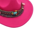 thumbnail image 3 of Leey-World Toddler Boys Cowboy Hat, Western Hat for Kids, Leather Hatband Baby Cowgirl Hat for Girls Size,3-8 Years, 3 of 4