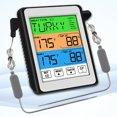 thumbnail image 4 of Termómetro digital para parrilla Con 2 sondas Termómetro para cocina Ahumador para barbacoa Termómetro para parrilla Con termómetro con pantalla LCD Xemadio 2033535-1, 4 of 9
