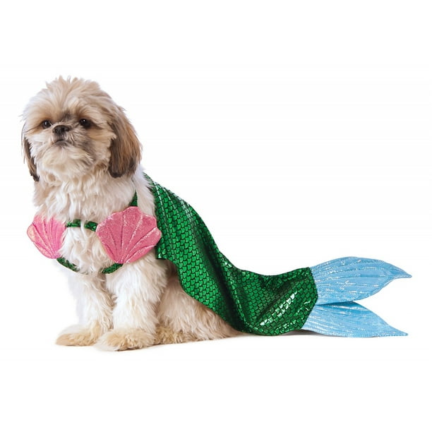 mermaid-pet-costume-medium-walmart-walmart