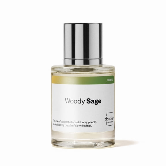 Dossier Woody Sage Eau De Parfum, Inspired by Jo Malone's Wood Sage & Sea Salt, Unisex Perfume, 1.7 oz