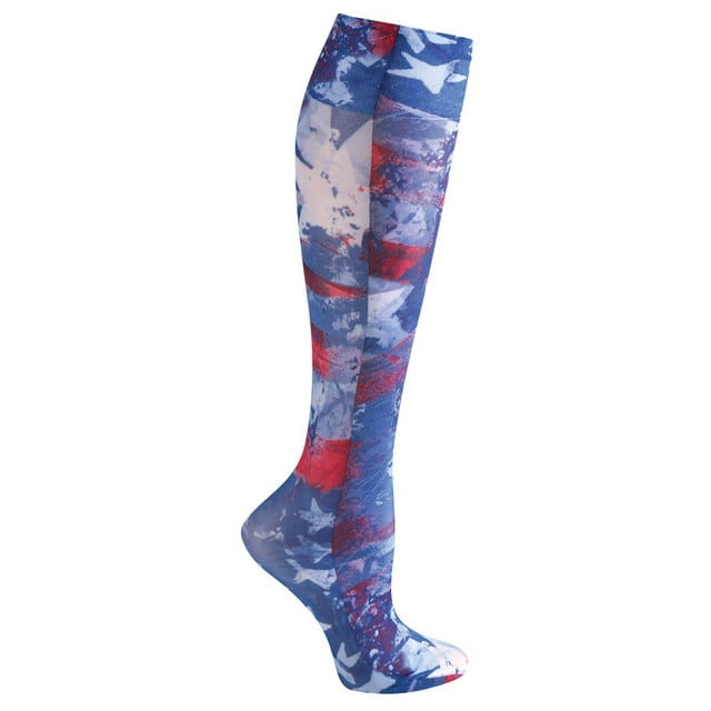Celeste Stein Therapeutic Compression Socks, Star Gazer, 8-15 mmHg, Mild
