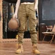 thumbnail image 5 of Pantalones cargo para hombre, para exteriores, negros, para hombre, para senderismo, multibolsillos, ajustados, holgados, de diseño, de moda, largos, vintage, 5 of 5
