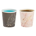 thumbnail image 3 of Sparkle and Bash - Paquete de 100 mini tazas de papel desechables de 4 onzas, taza de fiesta desechable de m&aacute;rmol para expreso, enjuague bucal, t&eacute;, caf&eacute;, tazas de espr, 3 of 9