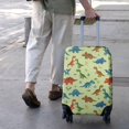 thumbnail image 3 of Rainbow Dinosaurs Tiny Plants Luggage Cover Fashion Suitcase Cover Baggage Covers Fit 25-28 Inch Luggage (Go Travel), 3 of 5