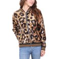 thumbnail image 1 of Womens Long Sleeve Sequin Front Zip Jacket Long Sleeve Ribbed Cuffs Outerwear Tops, 1 of 5
