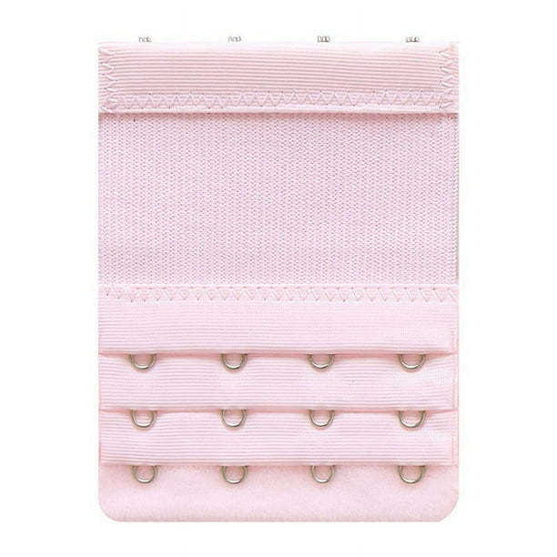 Extensores de sujetador para mujer, de acero inoxidable, 3 filas, 4 hebillas, suaves, cómodos y elásticos, con hebilla para sujetador de mujer.