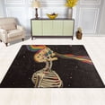 thumbnail image 2 of Yayeee Area Rugs for Living Room 5.2'x4' Indoor Non Slip Washable Bedroom Carpet, Skeleton Stripes, 2 of 5