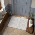 thumbnail image 2 of BERTHMEER 2'x3' Small Area Rugs for Entryway Laundry Bathroom Bedroom Entrance Kitchen Dorm Blue Non Slip Washable Vintage Traditional Oriental Carpets Distressed Rugs, 2 of 5