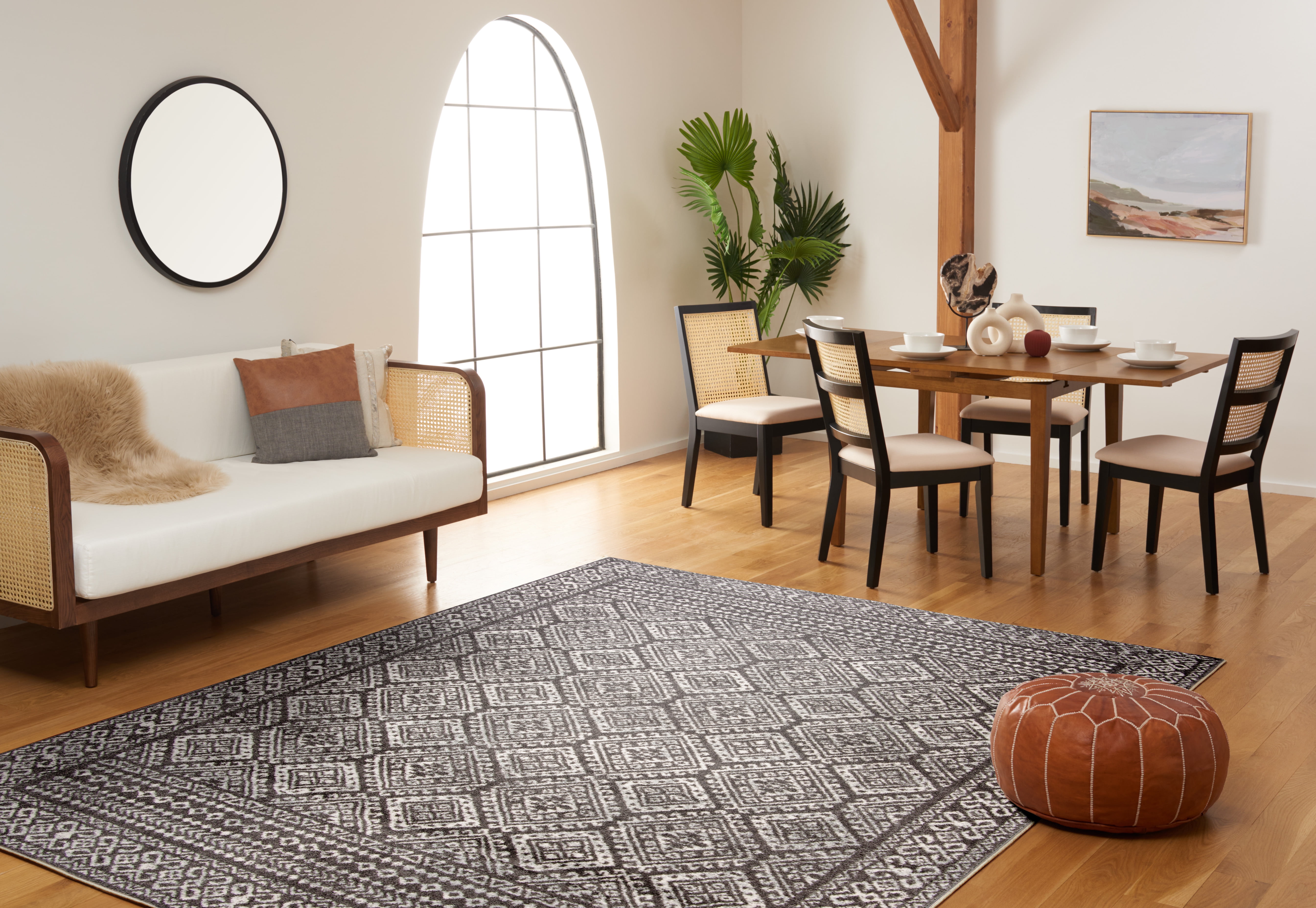 Safavieh Tulum Ophelia Oriental Area Rug, Dark Gray/Ivory, 12' x 15'