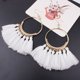 thumbnail image 2 of Juego de aretes de borla, aretes llamativos de playa de verano con flecos coloridos a la moda para mujeres y niñas, 2 of 4