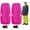 Pink, variant on 36 Inch Red Snow Sled for Kids & Adults, High-Speed Downhill Toboggan with Pull Rope & Handles, for Winter Sports