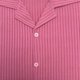 thumbnail image 3 of Blusa y camisa de manga corta con cuello vuelto para hombre, estilo casual de verano, de color liso, con solapa y botones, de manga corta, 3 of 5