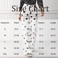 thumbnail image 3 of Bexdxz Women's Casual Wide Leg Jeans with Large Polka Dot Print Blue L, 3 of 6