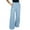 Light Blue, variant on Women's Fashionable Casual Loose Fit High Waisted Solid Color Pants for Comfortable and Stylish Daily Wear and Activities,Dark Blue,2XL