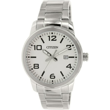 Citizen Men's BI1020-57A Silver Stainless-Steel Quartz Watch