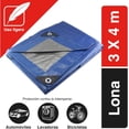 thumbnail image 2 of Lona Uso Ligero Azul Reforzado Para Toldo 3x4m Santul negro, 2 of 4