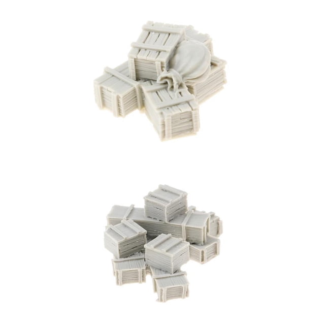 Paquete de 2 Cajas Y Bolsas de Municiones 1/35 con de Cajas Sin
