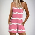 thumbnail image 2 of IROINNID 2026 Summer Sleeveless Jumpsuit for Women Short Casual Leg Jumpsuit Rompers Jumpsuit with Pocket(Pink,2XL), 2 of 5