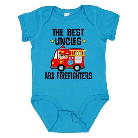 

Inktastic Best Uncles Are Firefighters Gift Baby Boy or Baby Girl Bodysuit