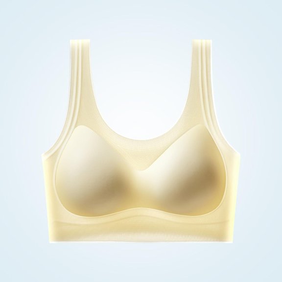 REORIAFEE Bras for Women Pull on Wide Strap Push up Bra Full Coverage Comfortable Seamless Lace Padded Bras M-XL