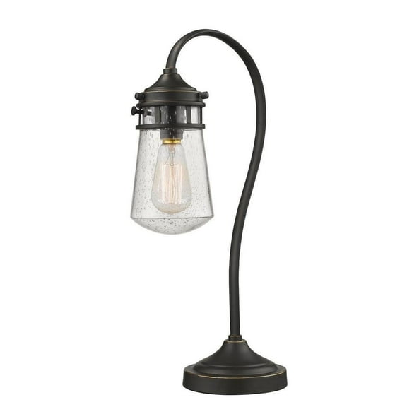 1 Light Table Lamp in Tiffany Style 6 inches Wide By 20.5 inches High-Olde Bronze Finish Bailey Street Home 372-Bel-2272614