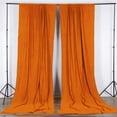 thumbnail image 2 of Solid Poplin Window Curtain or Photography Backdrop 58" Wide Orange, 2 of 2