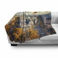 thumbnail image 3 of Fall Soft Flannel Fleece Blanket, Aerial View of Eiffel Tower at Sunset Paris France Cityscape Historical Landmark Image, Cozy Plush for Indoor and Outdoor Use, 50" x 70", Multicolor, by Ambesonne, 3 of 6