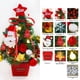 thumbnail image 4 of Mini árbol de Navidad de 50 cm, árbol de Navidad de escritorio con juego de luces, decoración para festivales, escaparate. Pilas no incluidas. Se requieren dos pilas AA. Decoraciones para festivales., 4 of 6