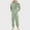 Green, variant on Men Hoodies Pajamas Plush Warm Romper Sleepwear Long Sleeves Casual Hood Jumpsuit Lounge Homewear Onesies Playsuit