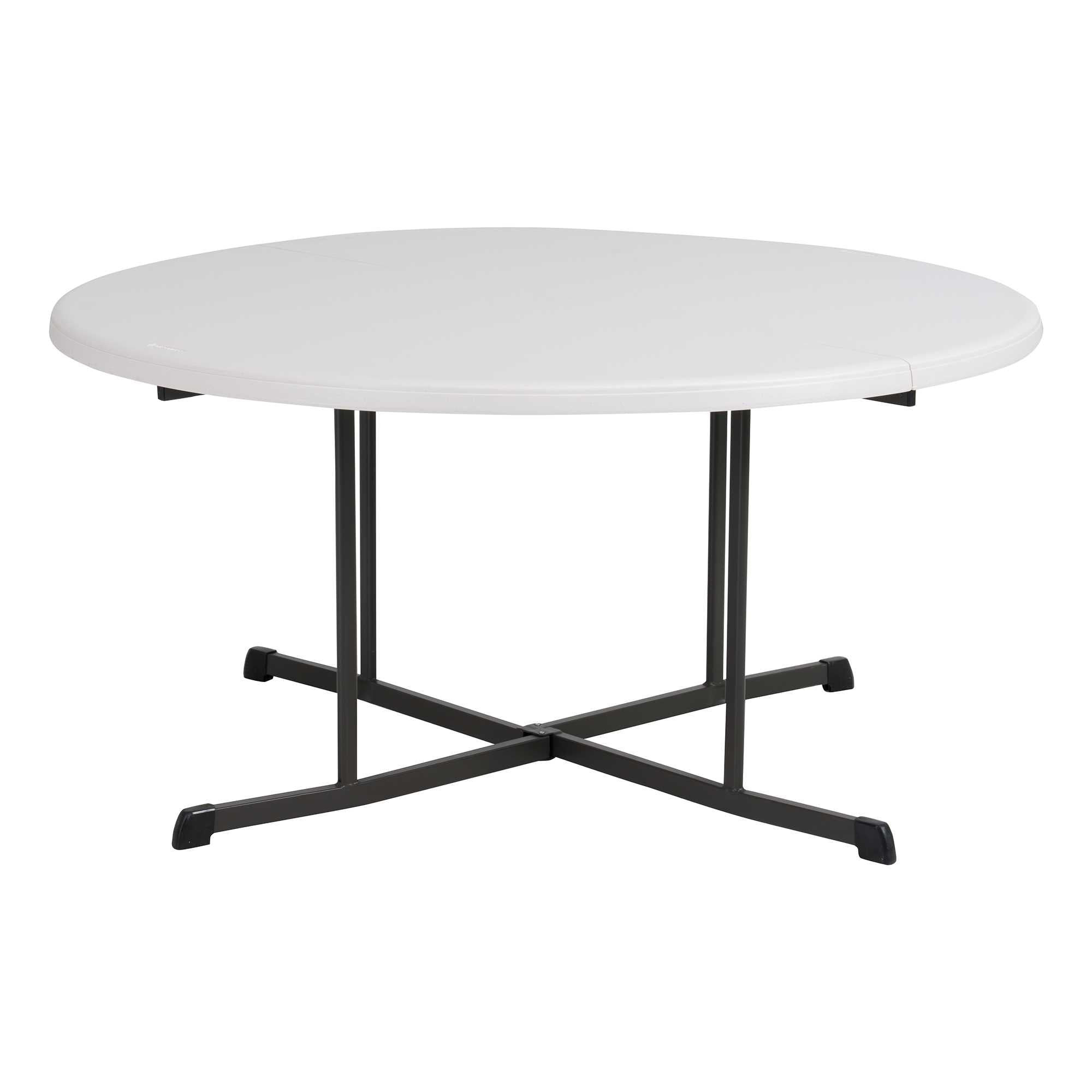 Lifetime 60 Inch Round Fold In Half, Lifetime 60 Inch Round Folding Tables