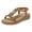 1796-Brown, variant on SHIBEVER Boho Sandals for Women Casual Summer Flat Comfortable Elastic Ankle T Strap Sandals Dressy Beaded Bohemian Shoes Black 6